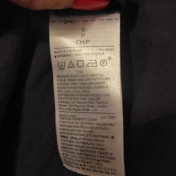 Navy GAP blouse - Picture 4 of 4